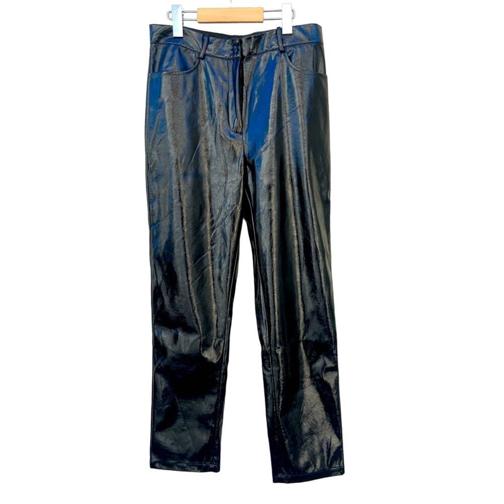 NA-KD vinyl pants size 40